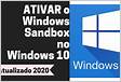 Como ativar ou desativar o Windows Sandbox no Windows 1